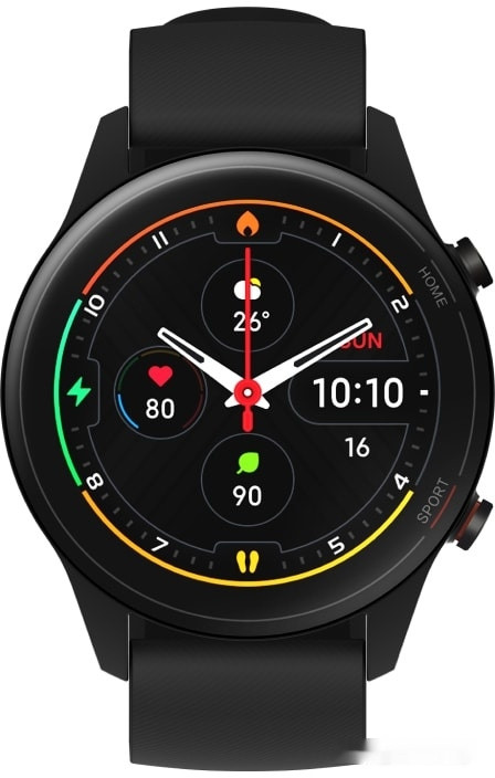 Умные часы Xiaomi Mi Watch XMWTCL02 (черный, международная версия)