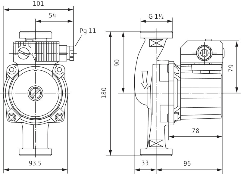Циркуляционный насос Wilo Star-Z 25/6-3 Циркуляционный насос Wilo Star-Z 25/6-3