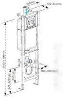 Система инсталляции Cersanit Leon S-IN-BLACK-Cg-w