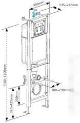 Система инсталляции Cersanit Leon S-IN-BLACK-Cg-w Система инсталляции Cersanit Leon S-IN-BLACK-Cg-w