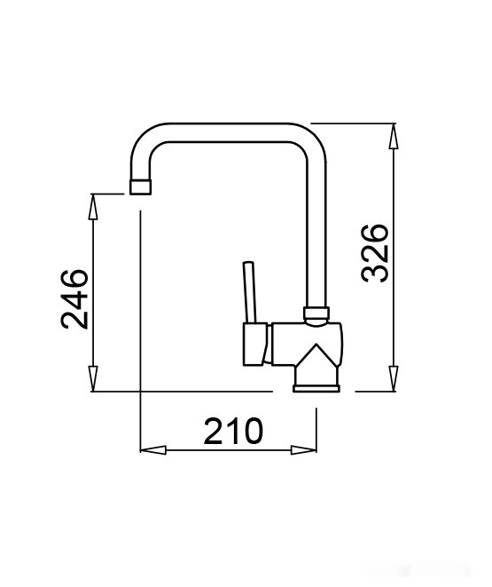 Смеситель Elleci Senna G40 Nero Смеситель Elleci Senna G40 Nero