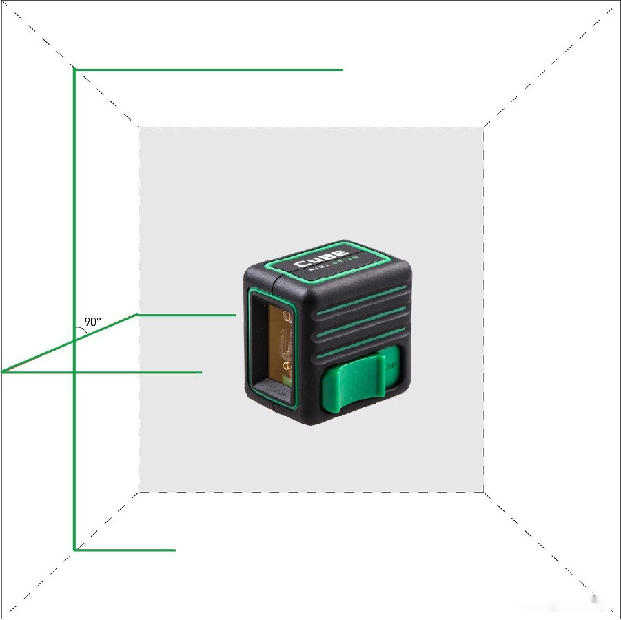 Лазерный нивелир ADA Instruments Cube Mini Green Basic Edition А00496