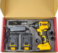 Гайковерт Edon AAW-21/300BL (с 2-мя АКБ, набор оснастки)