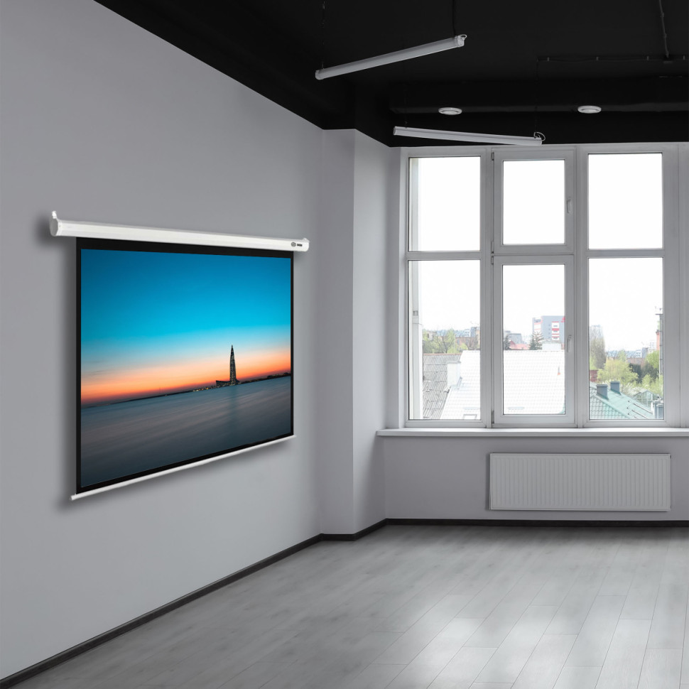 Проекционный экран Cactus SIlverMotoExpert 138x220 CS-PSSME-220X138-WT Проекционный экран Cactus SIlverMotoExpert 138x220 CS-PSSME-220X138-WT