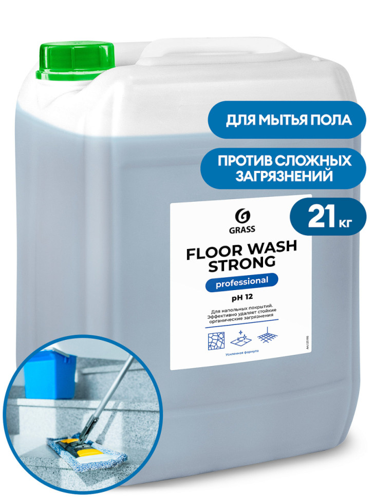 Средство для пола Grass Floor Wash Strong 21 кг (125520)