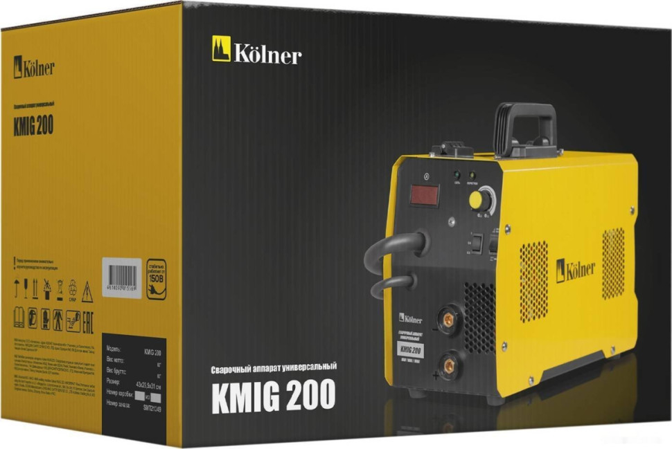 Сварочный инвертор Kolner KMIG 200 Сварочный инвертор Kolner KMIG 200