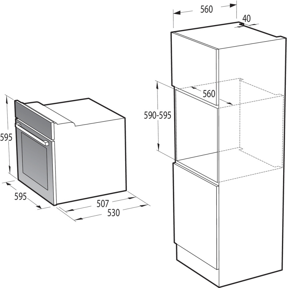 Духовой шкаф Gorenje BO6737E02AXK