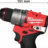 Дрель-шуруповерт Milwaukee M12 FUEL M12FDD2-602X 4933479875 (с 2-мя АКБ 6 Ач, кейс)
