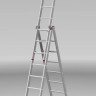 Лестница-стремянка Новая Высота NV 223 алюминиевая трёхсекционная 3x11 ступеней Лестница-стремянка Новая Высота NV 223 алюминиевая трёхсекционная 3x11 ступеней
