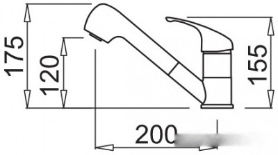 Смеситель Elleci Venere G52 Bianco Смеситель Elleci Venere G52 Bianco