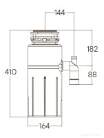 Измельчитель пищевых отходов Paulmark Intenso-800