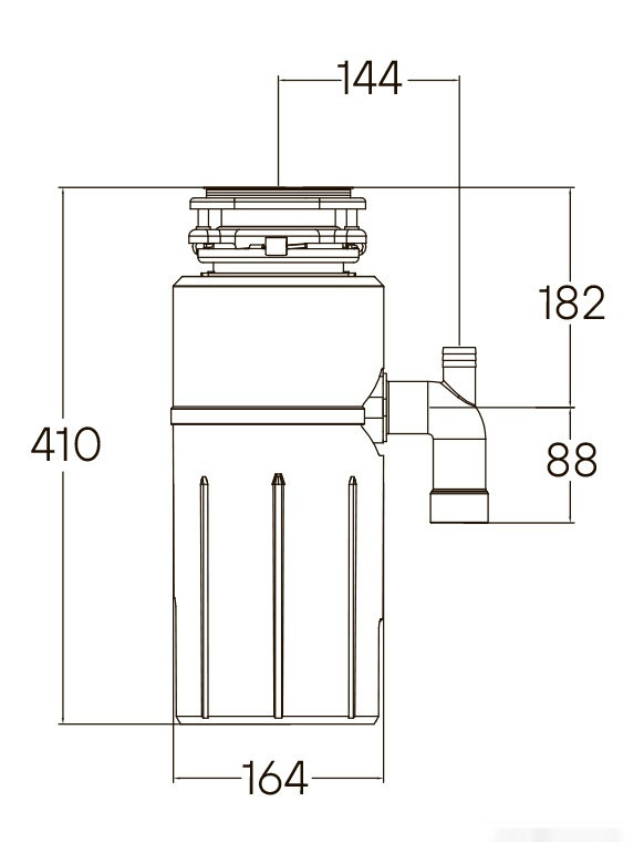 Измельчитель пищевых отходов Paulmark Intenso-800 Измельчитель пищевых отходов Paulmark Intenso-800