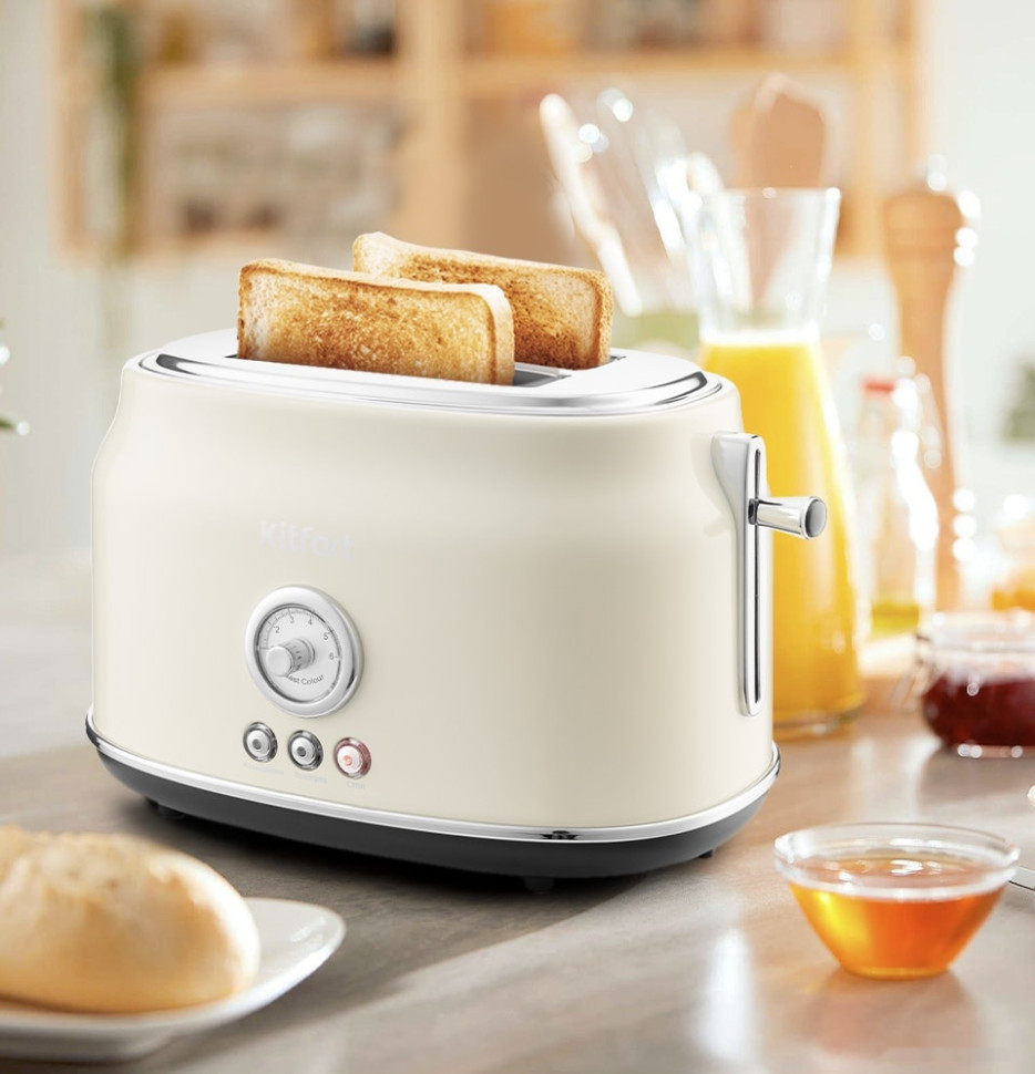 Тостер Kitfort KT-2038-2 (бежевый) Тостер Kitfort KT-2038-2 (бежевый)