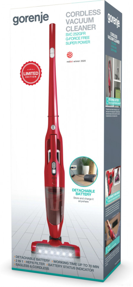 Пылесос Gorenje SVC252GFR