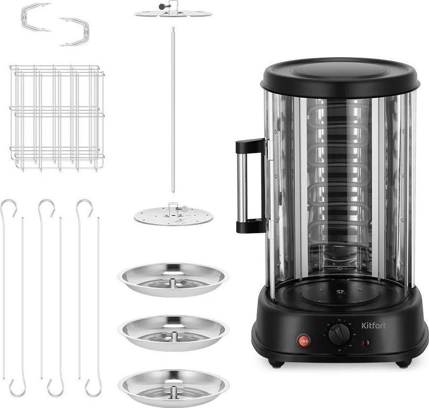Электрошашлычница Kitfort KT-1411 Электрошашлычница Kitfort KT-1411