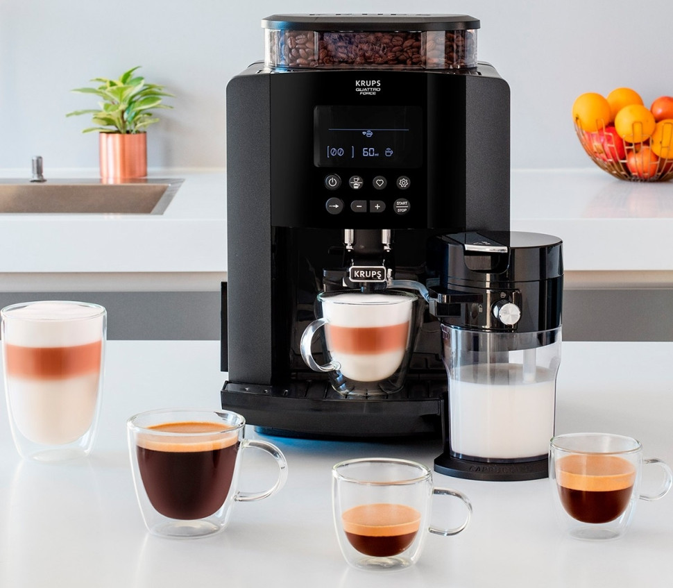 Эспрессо кофемашина Krups Arabica Latte EA819N