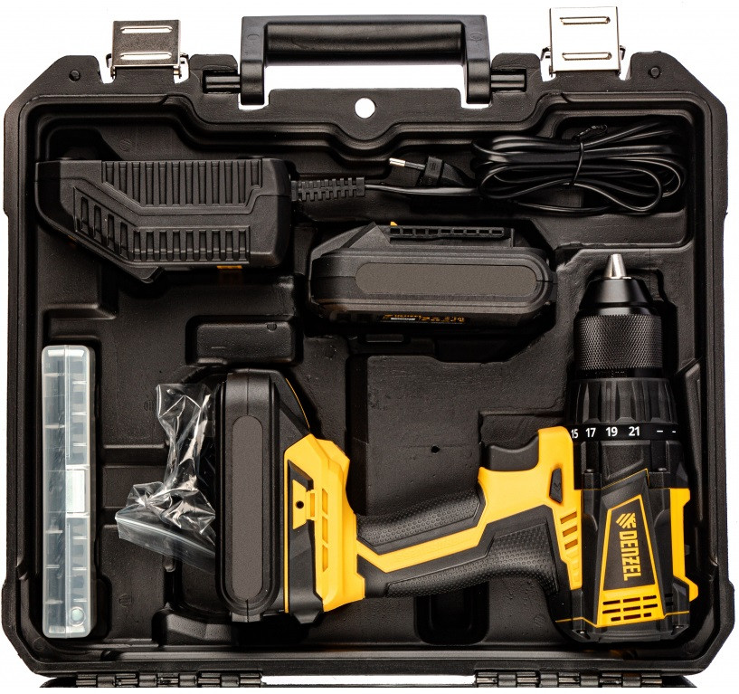 Дрель-шуруповерт Denzel BLDL-IB-IB-18-02 Дрель-шуруповерт Denzel BLDL-IB-IB-18-02