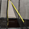 Батут GetActive Jump 12ft - 374 см с лестницей, внешней сеткой (черный)