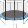 Батут GetActive Jump 14ft - 435 см лестница, сетка, кольцо (синий) Батут GetActive Jump 14ft - 435 см лестница, сетка, кольцо (синий)