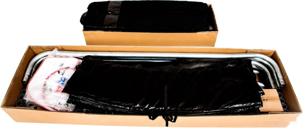 Батут GetActive Jump 14ft - 435 см лестница, сетка, кольцо (синий) Батут GetActive Jump 14ft - 435 см лестница, сетка, кольцо (синий)