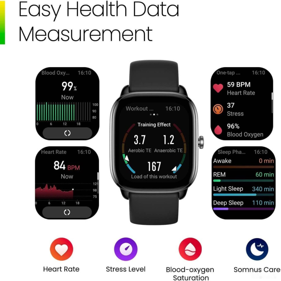 Умные часы Amazfit GTS 4 Mini (полночный черный) Умные часы Amazfit GTS 4 Mini (полночный черный)