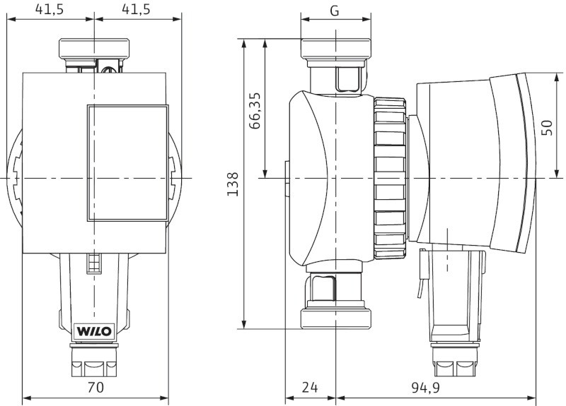 Циркуляционный насос Wilo Star-Z NOVA A Циркуляционный насос Wilo Star-Z NOVA A