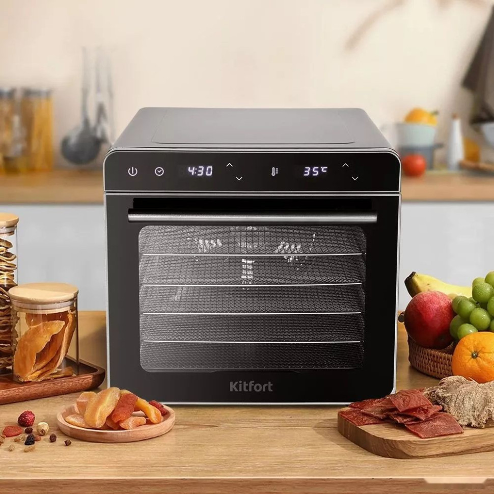 Сушилка для овощей и фруктов Kitfort KT-1948 Сушилка для овощей и фруктов Kitfort KT-1948