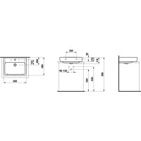 Умывальник Laufen Starck 3 40x26 0751400000
