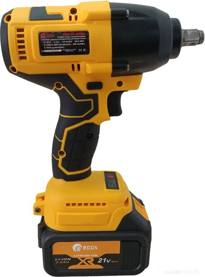 Гайковерт Edon AAW-21/600BL (с 2-мя АКБ, кейс, набор оснастки) Гайковерт Edon AAW-21/600BL (с 2-мя АКБ, кейс, набор оснастки)
