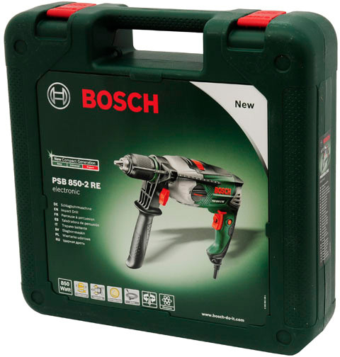 Дрель ударная Bosch PSB 850-2 RE