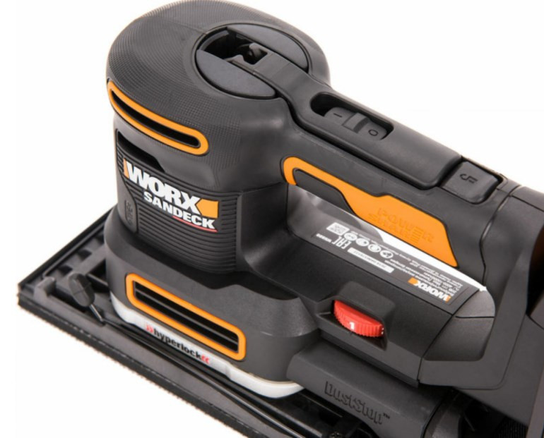 Шлифовальная машина Worx WX820.9 (без АКБ, набор оснастки)