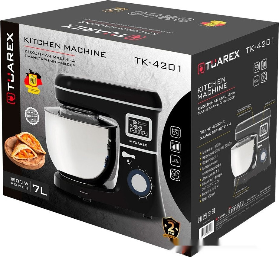 Кухонный комбайн Tuarex TK-4201 (черный) Кухонный комбайн Tuarex TK-4201 (черный)