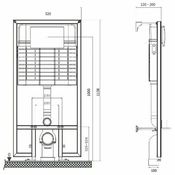 Система инсталляции Pestan Sava Fix Slim SET40006469 Система инсталляции Pestan Sava Fix Slim SET40006469