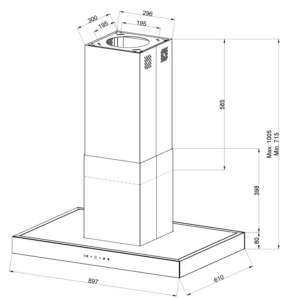 Вытяжка Kuppersberg DUDL 8 GW Вытяжка Kuppersberg DUDL 8 GW