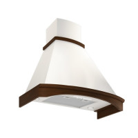 Вытяжка Elikor Ротонда 90П-650-П3Д бежевый/бук св.кор