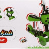Самокат Moby Kids Божья коровка 3 в 1 641408 (синий)