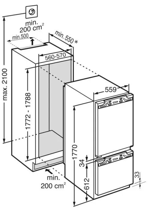 Однокамерный холодильник Liebherr IRCe 5121 Plus Однокамерный холодильник Liebherr IRCe 5121 Plus