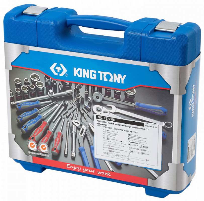Набор ручного инструмента King Tony 7577MR Набор ручного инструмента King Tony 7577MR