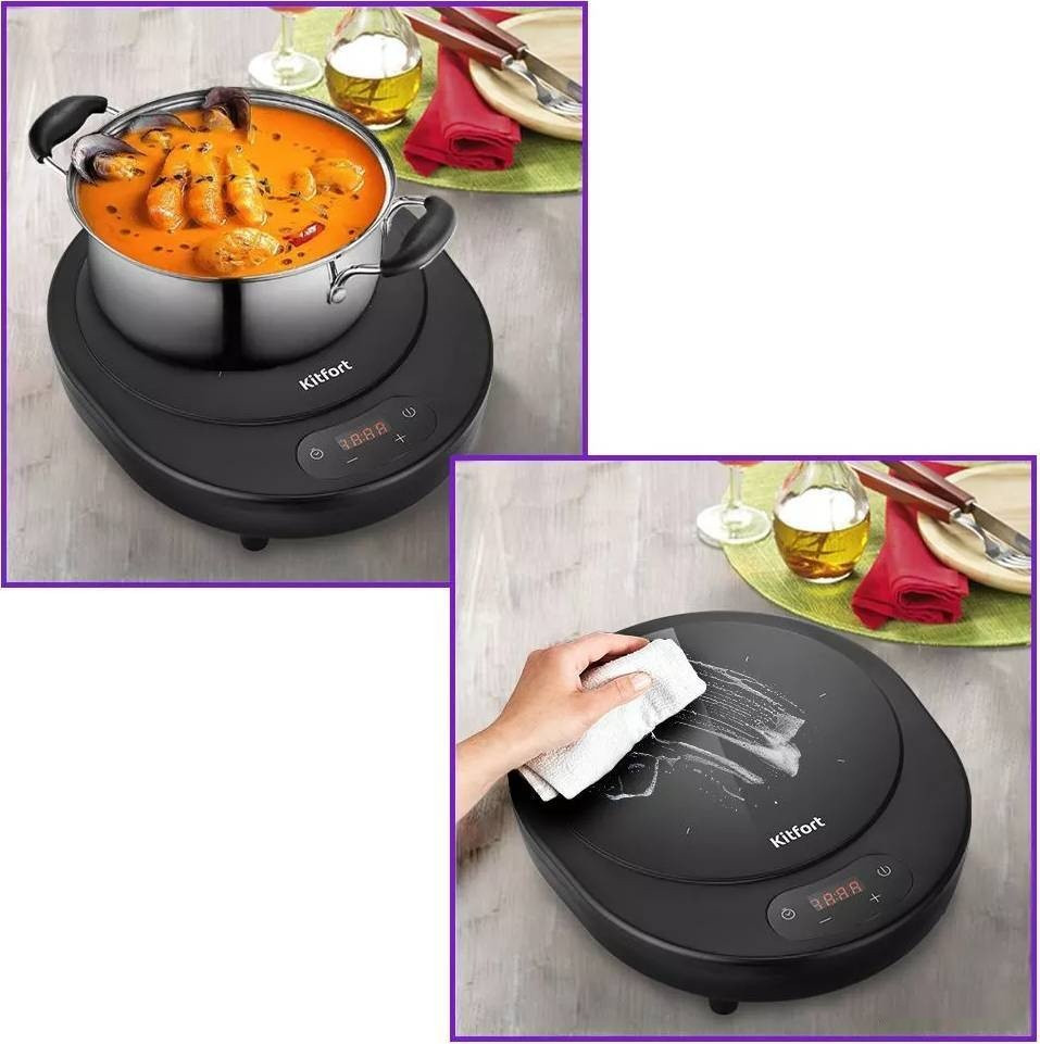 Настольная плита Kitfort KT-157 Настольная плита Kitfort KT-157