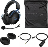Наушники HyperX Cloud Alpha S (черный/синий)