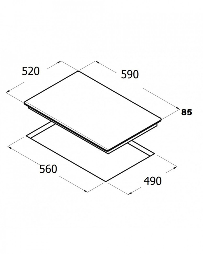 Варочная панель Schtoff C6-40 BTF Grey (серое стекло)