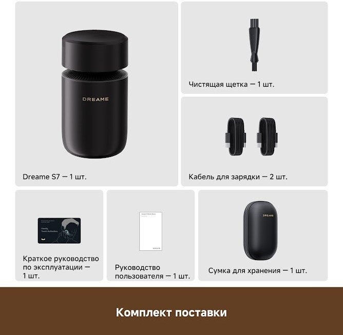 Электробритва мужская Dreame S7 AS01A (черный)