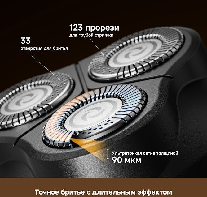 Электробритва мужская Dreame S7 AS01A (черный)