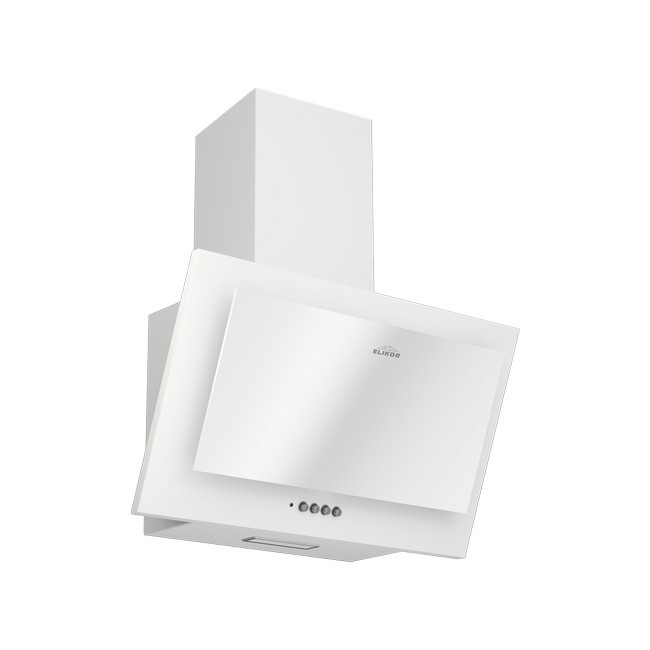Вытяжка Elikor Коралл 50П-430-К3Д белый/белое стекло