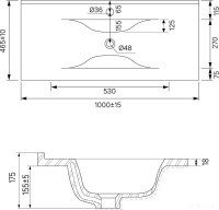 Умывальник IDDIS Optima Home 0131000i28