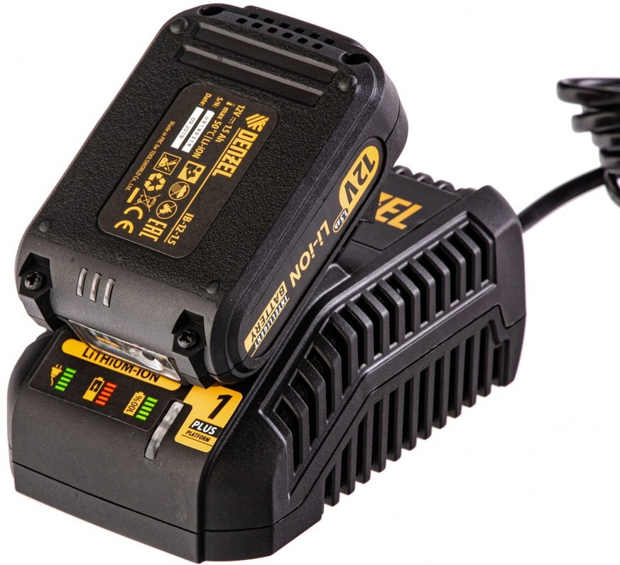 Дрель-шуруповерт Denzel CDL-IB-14-02 (с 2-мя АКБ, кейс) Дрель-шуруповерт Denzel CDL-IB-14-02 (с 2-мя АКБ, кейс)