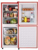 Холодильник с морозильником Olto RF-140C (Red)