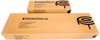 Батут GetActive Jump 14ft - 435 см лестница, сетка, кольцо (синий)