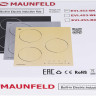 Варочная панель Maunfeld EVI.453-BK