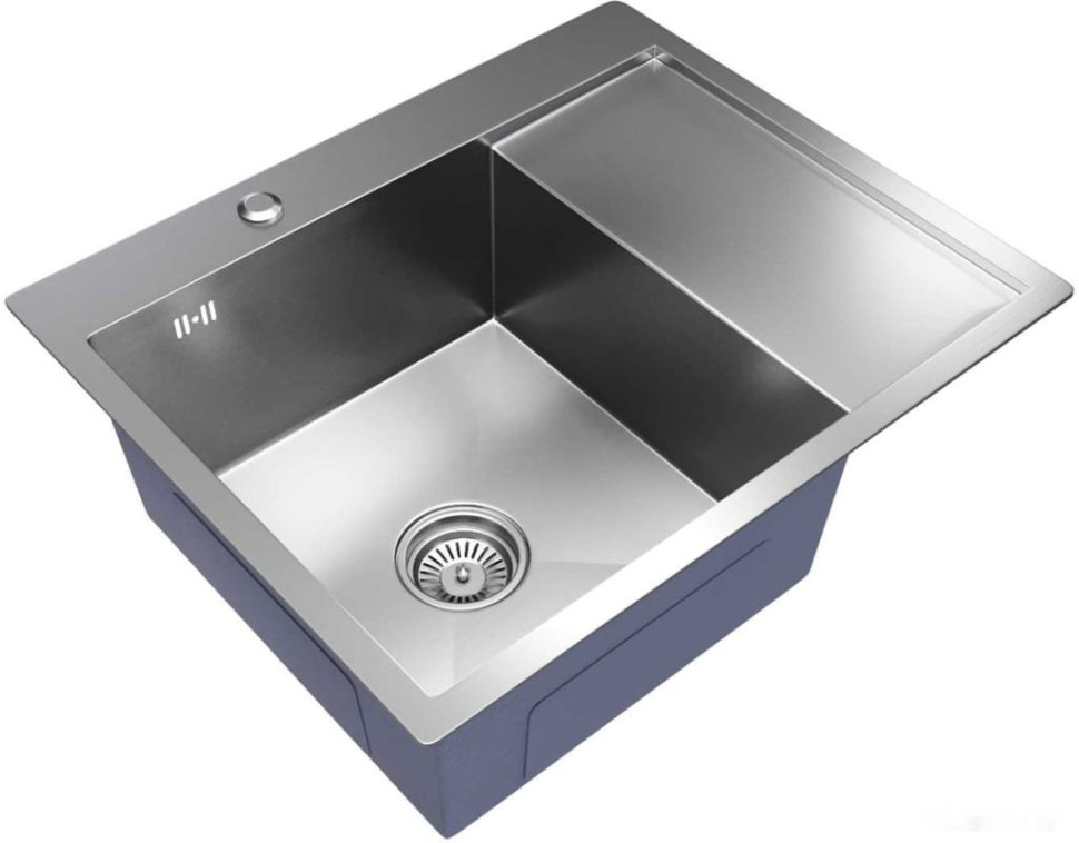 Кухонная мойка Mixline Pro 551875 левый (сатин, с сифоном) Кухонная мойка Mixline Pro 551875 левый (сатин, с сифоном)